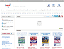 Tablet Screenshot of concursosopcao.com.br
